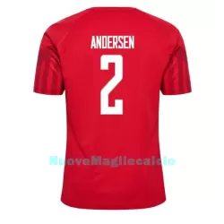Maglia Danimarca Joachim Andersen 2 Uomo Primo Mondiali 2022 Maglia Danimarca Joachim Andersen 2 Uomo Primo Mondiali 2022