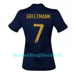 Maglia Francia Antoine Griezmann 7 Donna Primo Mondiali 2022