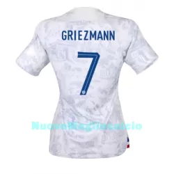 Maglia Francia Antoine Griezmann 7 Donna Secondo Mondiali 2022 Maglia Francia Antoine Griezmann 7 Donna Secondo Mondiali 2022