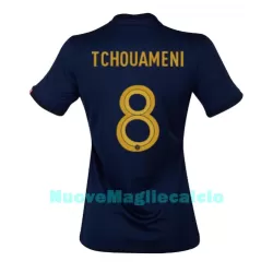Maglia Francia Aurelien Tchouaméni 8 Donna Primo Mondiali 2022 Maglia Francia Aurelien Tchouaméni 8 Donna Primo Mondiali 2022