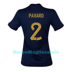 Maglia Francia Benjamin Pavard 2 Donna Primo Mondiali 2022 Maglia Francia Benjamin Pavard 2 Donna Primo Mondiali 2022