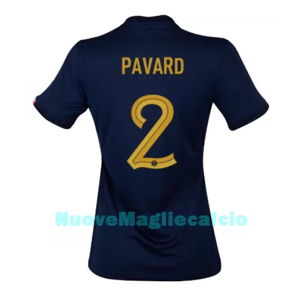 Maglia Francia Benjamin Pavard 2 Donna Primo Mondiali 2022