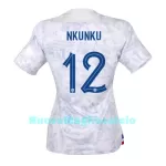 Maglia Francia Christopher Nkunku 12 Donna Secondo Mondiali 2022