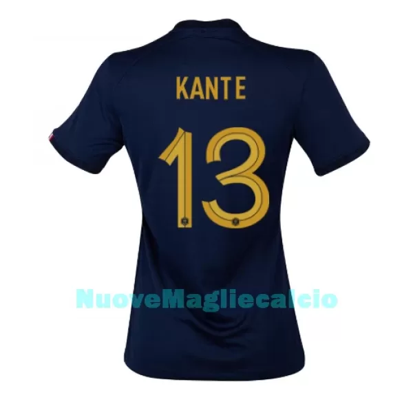 Maglia Francia Kante 13 Donna Primo Mondiali 2022