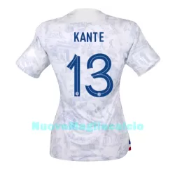 Maglia Francia Kante 13 Donna Secondo Mondiali 2022 Maglia Francia Kante 13 Donna Secondo Mondiali 2022