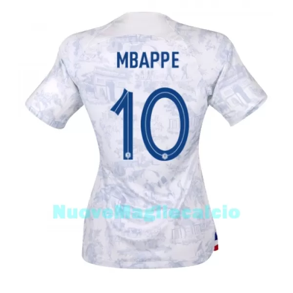 Maglia Francia Kylian Mbappé 10 Donna Secondo Mondiali 2022