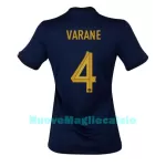 Maglia Francia Raphael Varane 4 Donna Primo Mondiali 2022