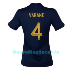 Maglia Francia Raphael Varane 4 Donna Primo Mondiali 2022 Maglia Francia Raphael Varane 4 Donna Primo Mondiali 2022