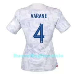 Maglia Francia Raphael Varane 4 Donna Secondo Mondiali 2022 Maglia Francia Raphael Varane 4 Donna Secondo Mondiali 2022