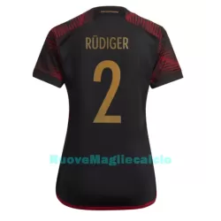Maglia Germania Antonio Rudiger 2 Donna Secondo Mondiali 2022 Maglia Germania Antonio Rudiger 2 Donna Secondo Mondiali 2022