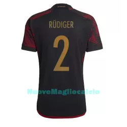 Maglia Germania Antonio Rudiger 2 Uomo Secondo Mondiali 2022 Maglia Germania Antonio Rudiger 2 Uomo Secondo Mondiali 2022