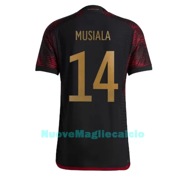 Maglia Germania Jamal Musiala 14 Uomo Secondo Mondiali 2022
