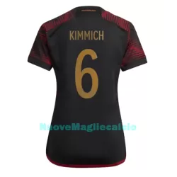 Maglia Germania Joshua Kimmich 6 Donna Secondo Mondiali 2022 Maglia Germania Joshua Kimmich 6 Donna Secondo Mondiali 2022