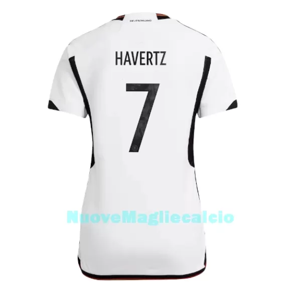 Maglia Germania Kai Havertz 7 Donna Primo Mondiali 2022