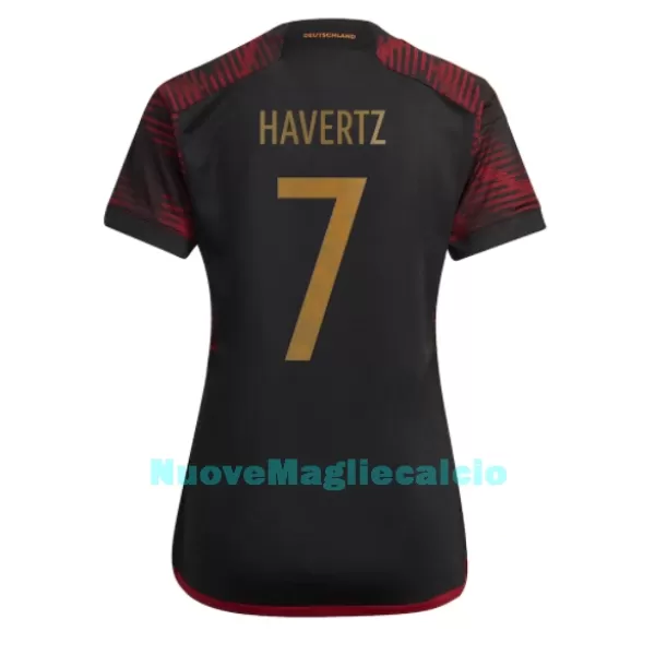 Maglia Germania Kai Havertz 7 Donna Secondo Mondiali 2022