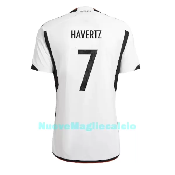 Maglia Germania Kai Havertz 7 Uomo Primo Mondiali 2022