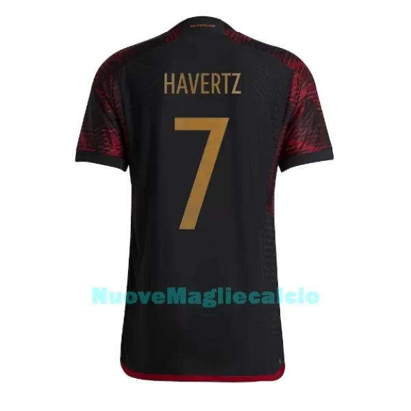 Maglia Germania Kai Havertz 7 Uomo Secondo Mondiali 2022