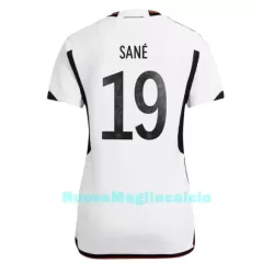 Maglia Germania Leroy Sané 19 Donna Primo Mondiali 2022 Maglia Germania Leroy Sané 19 Donna Primo Mondiali 2022