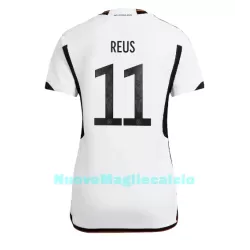 Maglia Germania Marco Reus 11 Donna Primo Mondiali 2022 Maglia Germania Marco Reus 11 Donna Primo Mondiali 2022