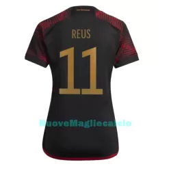 Maglia Germania Marco Reus 11 Donna Secondo Mondiali 2022 Maglia Germania Marco Reus 11 Donna Secondo Mondiali 2022