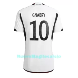 Maglia Germania Serge Gnabry 10 Uomo Primo Mondiali 2022 Maglia Germania Serge Gnabry 10 Uomo Primo Mondiali 2022