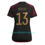 Maglia Germania Thomas Müller 13 Donna Secondo Mondiali 2022
