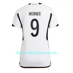 Maglia Germania Timo Werner 9 Donna Primo Mondiali 2022 Maglia Germania Timo Werner 9 Donna Primo Mondiali 2022