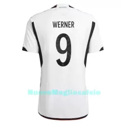 Maglia Germania Timo Werner 9 Uomo Primo Mondiali 2022 Maglia Germania Timo Werner 9 Uomo Primo Mondiali 2022