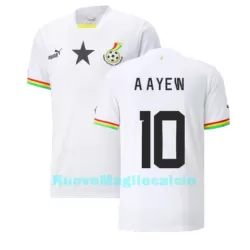 Maglia Ghana Andre Ayew 10 Uomo Primo Mondiali 2022 Maglia Ghana Andre Ayew 10 Uomo Primo Mondiali 2022