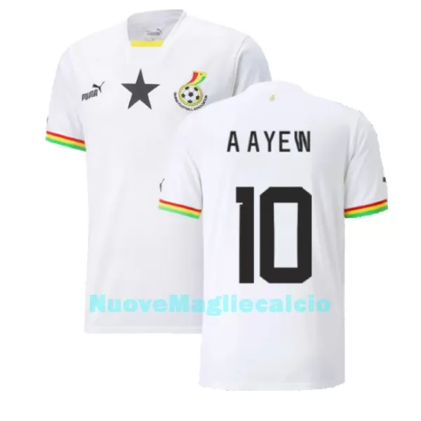 Maglia Ghana Andre Ayew 10 Uomo Primo Mondiali 2022