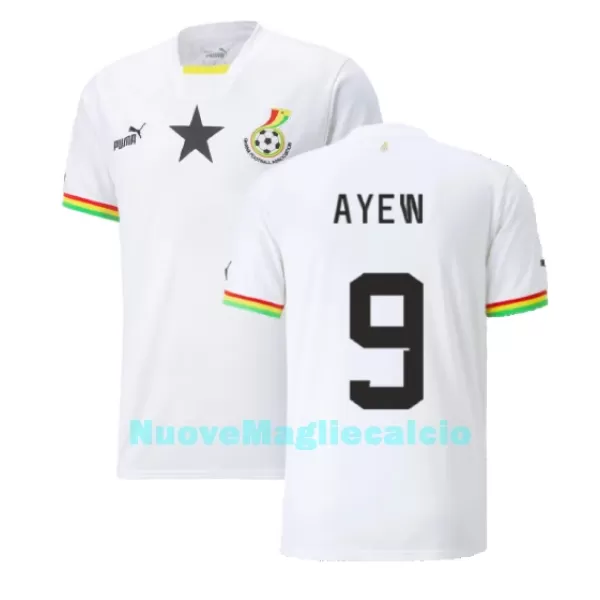 Maglia Ghana Ayew 9 Uomo Primo Jordan Mondiali 2022