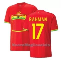 Maglia Ghana Baba Rahman 17 Uomo Secondo Mondiali 2022 Maglia Ghana Baba Rahman 17 Uomo Secondo Mondiali 2022