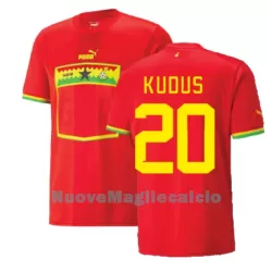 Maglia Ghana Mohammed Kudus 20 Uomo Secondo Mondiali 2022 Maglia Ghana Mohammed Kudus 20 Uomo Secondo Mondiali 2022