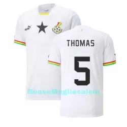 Maglia Ghana Thomas Partey 5 Uomo Primo Mondiali 2022 Maglia Ghana Thomas Partey 5 Uomo Primo Mondiali 2022