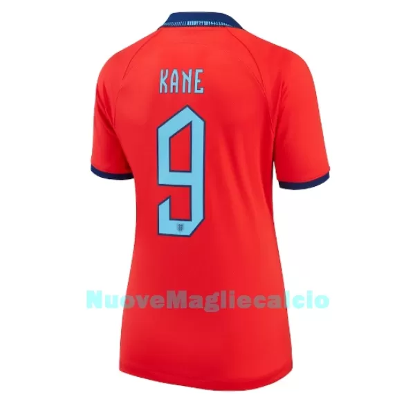 Maglia Inghilterra Harry Kane 9 Donna Secondo Mondiali 2022