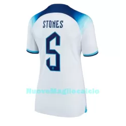 Maglia Inghilterra John Stones 5 Donna Primo Mondiali 2022 Maglia Inghilterra John Stones 5 Donna Primo Mondiali 2022