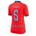 Maglia Inghilterra John Stones 5 Donna Secondo Mondiali 2022