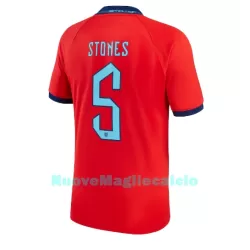 Maglia Inghilterra John Stones 5 Uomo Secondo Mondiali 2022 Maglia Inghilterra John Stones 5 Uomo Secondo Mondiali 2022