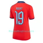 Maglia Inghilterra Mason Mount 19 Donna Secondo Mondiali 2022