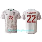 Maglia Messico Hirving Lozano 22 Uomo Secondo Mondiali 2022