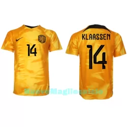 Maglia Olanda Davy Klaassen 14 Uomo Primo Mondiali 2022 Maglia Olanda Davy Klaassen 14 Uomo Primo Mondiali 2022