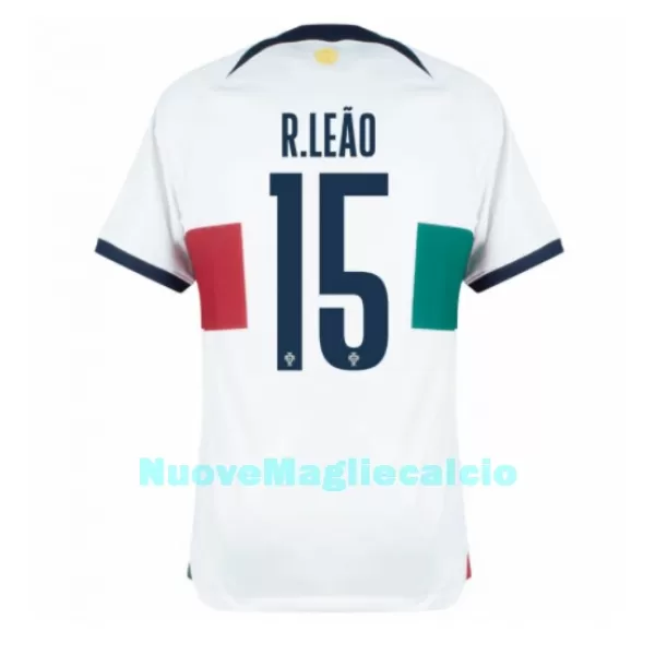 Maglia Portogallo Rafael Leao 15 Uomo Secondo Mondiali 2022