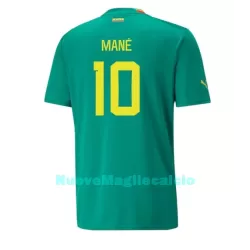 Maglia Senegal Sadio Mane 10 Uomo Secondo Mondiali 2022 Maglia Senegal Sadio Mane 10 Uomo Secondo Mondiali 2022