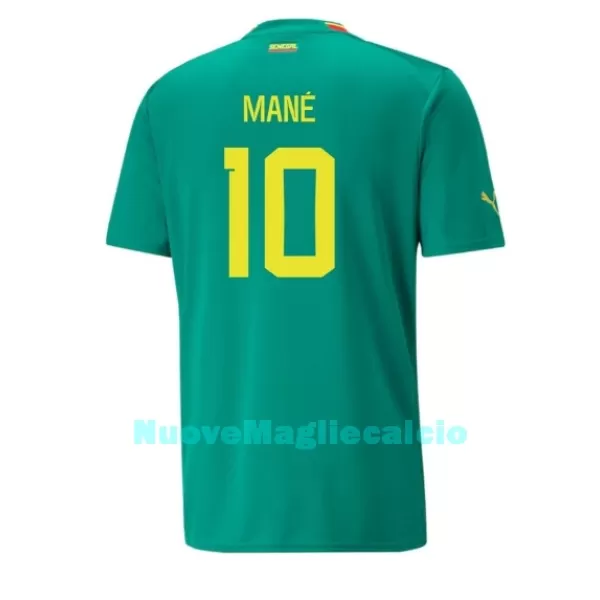 Maglia Senegal Sadio Mane 10 Uomo Secondo Mondiali 2022