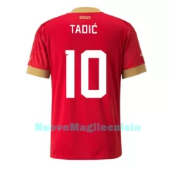 Maglia Serbia Dusan Tadic 10 Uomo Primo Mondiali 2022