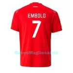 Maglia Svizzera Breel Embolo 7 Uomo Primo Mondiali 2022