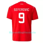 Maglia Svizzera Haris Seferovic 9 Uomo Primo Mondiali 2022