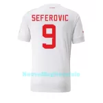 Maglia Svizzera Haris Seferovic 9 Uomo Secondo Mondiali 2022