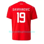 Maglia Svizzera Mario Gavranovic 19 Uomo Primo Mondiali 2022