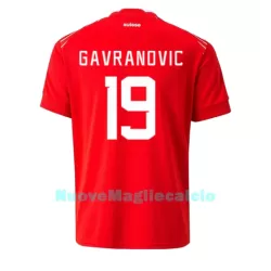 Maglia Svizzera Mario Gavranovic 19 Uomo Primo Mondiali 2022 Maglia Svizzera Mario Gavranovic 19 Uomo Primo Mondiali 2022